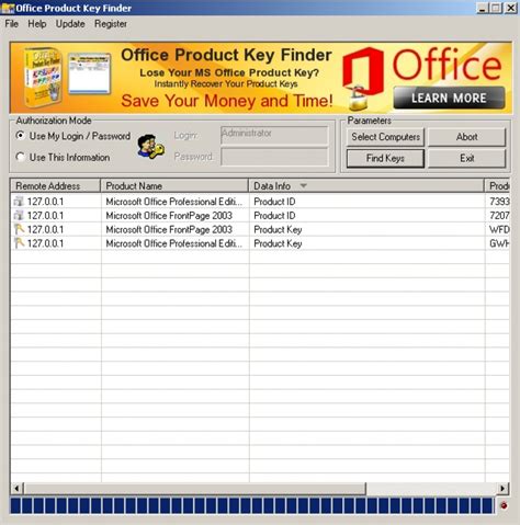 Windows Key Finder 1.0.1